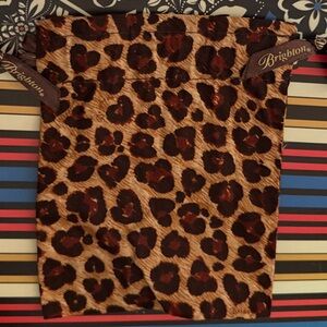 Leopard Print Drawstring Pouch-Set of 5